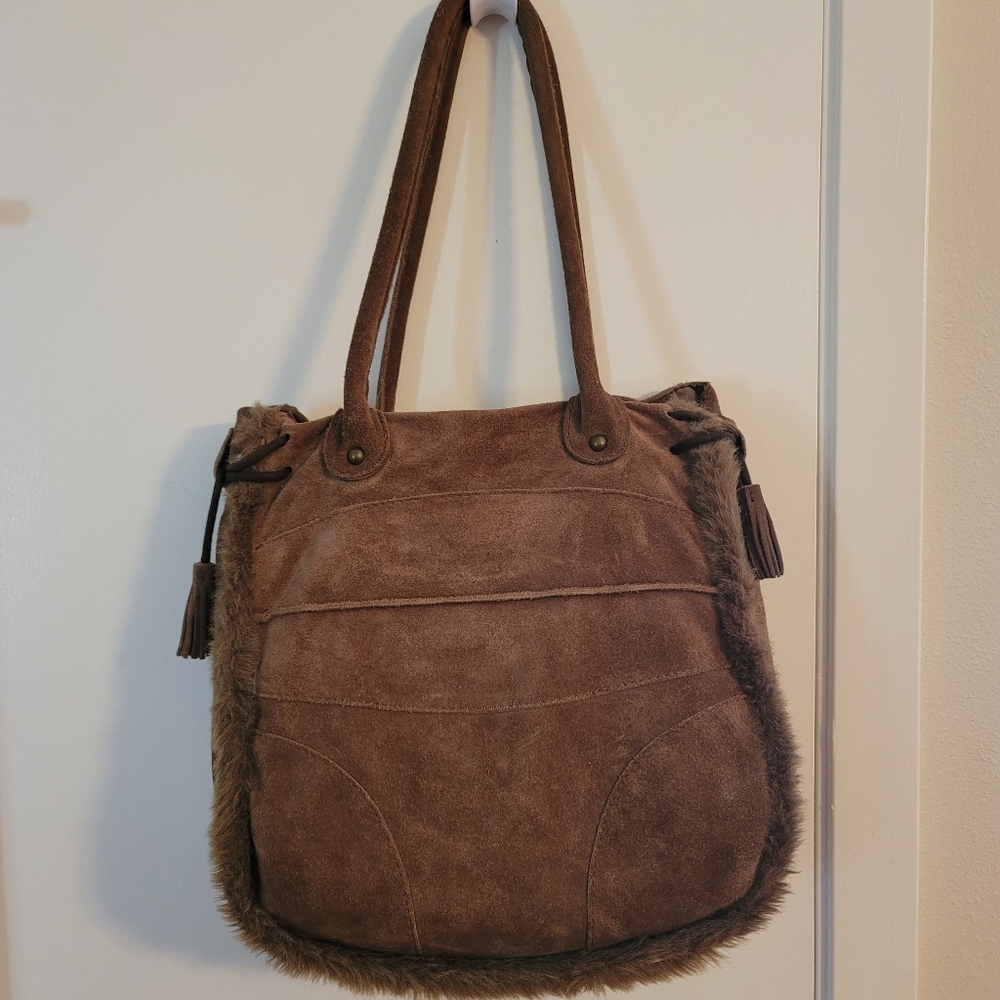 Nine West Vintage America Suede Shoulders Bag - Picture 6 of 8